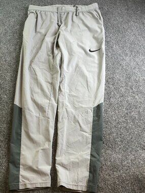 Nike Pro Joggers Mens Medium Gray DriFit Gym Vent Max Training Pants DM5948